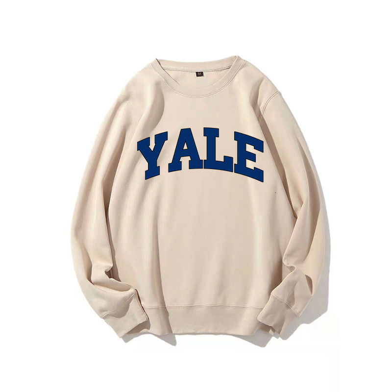 Men's Jackets YALE letters Autumn Fashion Casual Hoodies For Men Woman Sweatshirt Basic Solid Color High Quality Streetwear Top Thicker 230807