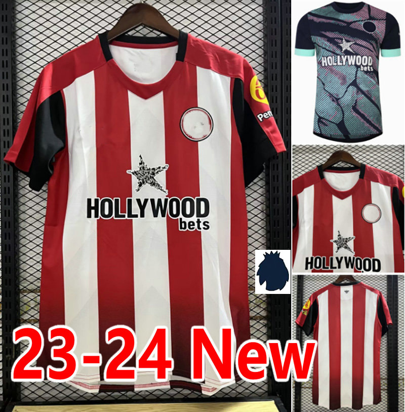 23 24 Brentfords FC Soccer Jerseys 2023 2024 SCHADE DASILVA Football Shirt TONEY MBEUMO Camisetas de Futbol HICKEY JANELT JENSEN NORGAARD men Kids Kit uniforms S-4XL