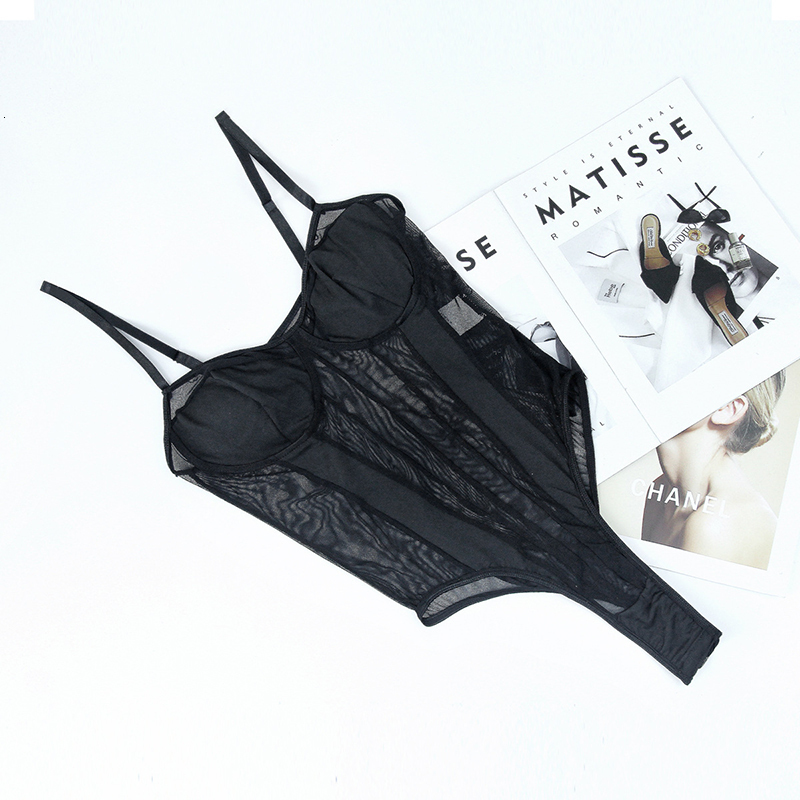 Women's Shapers Sexy Bodysuit Shapewear Deep V-Neck Body Shaper Thong Shapers Waist Trainer Women Adjustable Strap Padded Push Up Bra Corset Top 