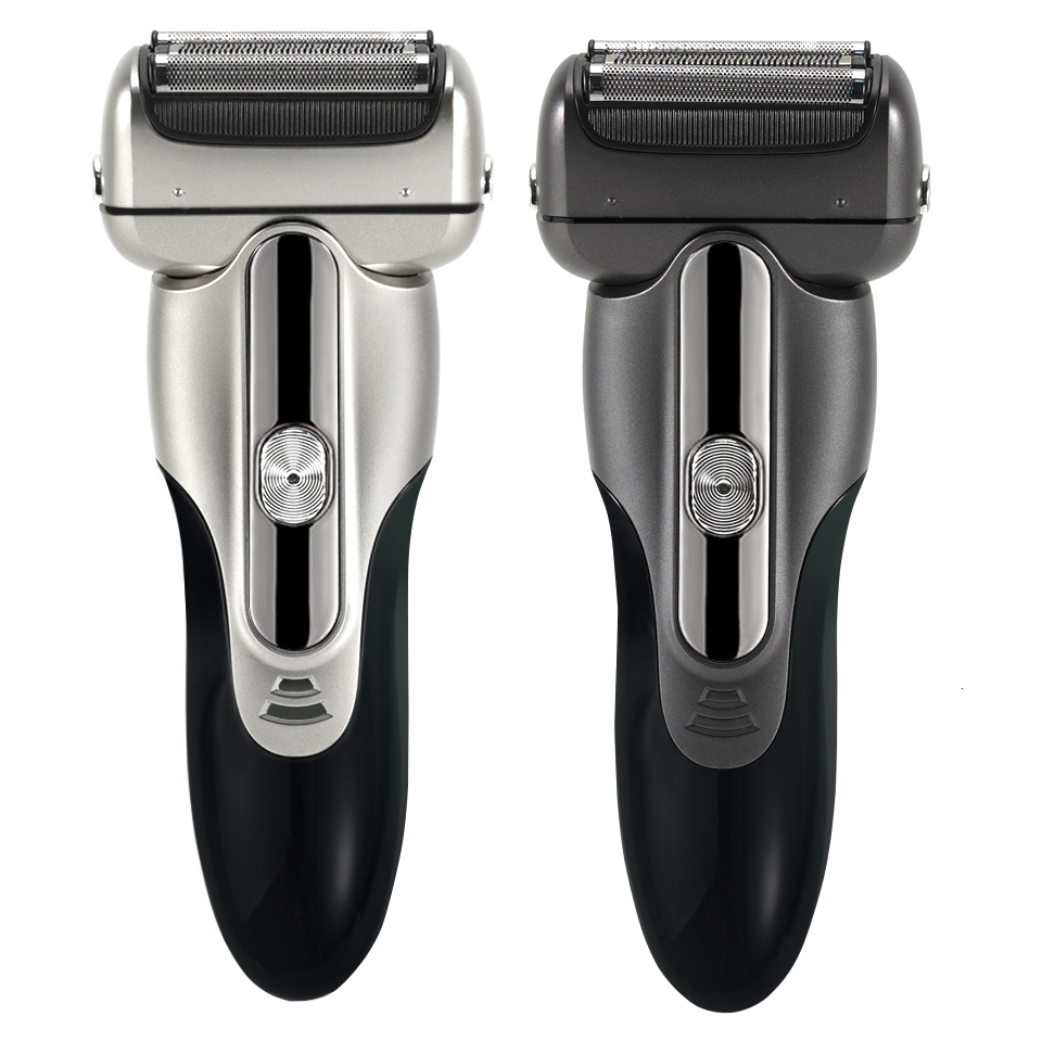 Electric Shavers 3Blade Wet Dry Shaver For Men Beard Stubble 3D Triple Floating Blade Washable Shaving Machine Rechargeable 230807