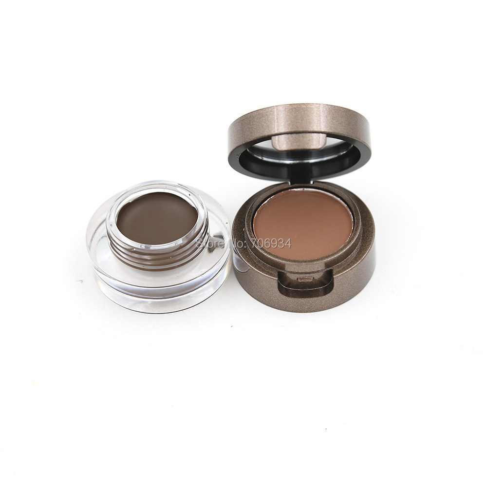 Enhancers Eyebrow Eyebrows Long-Wear Gel Eyeer Brown With Brush 1Pcs 2Color Waterproof Sweat Eye Brow Powder M1012 230807