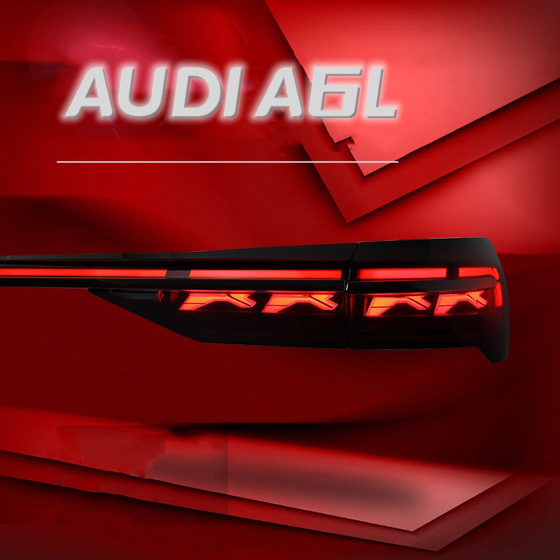 Car Styling for AUDI A6L 20 19-20 22 Taillight Assembly C8 Upgrade Hosch Version A8L Dynamic Turn Signal Rear Lights