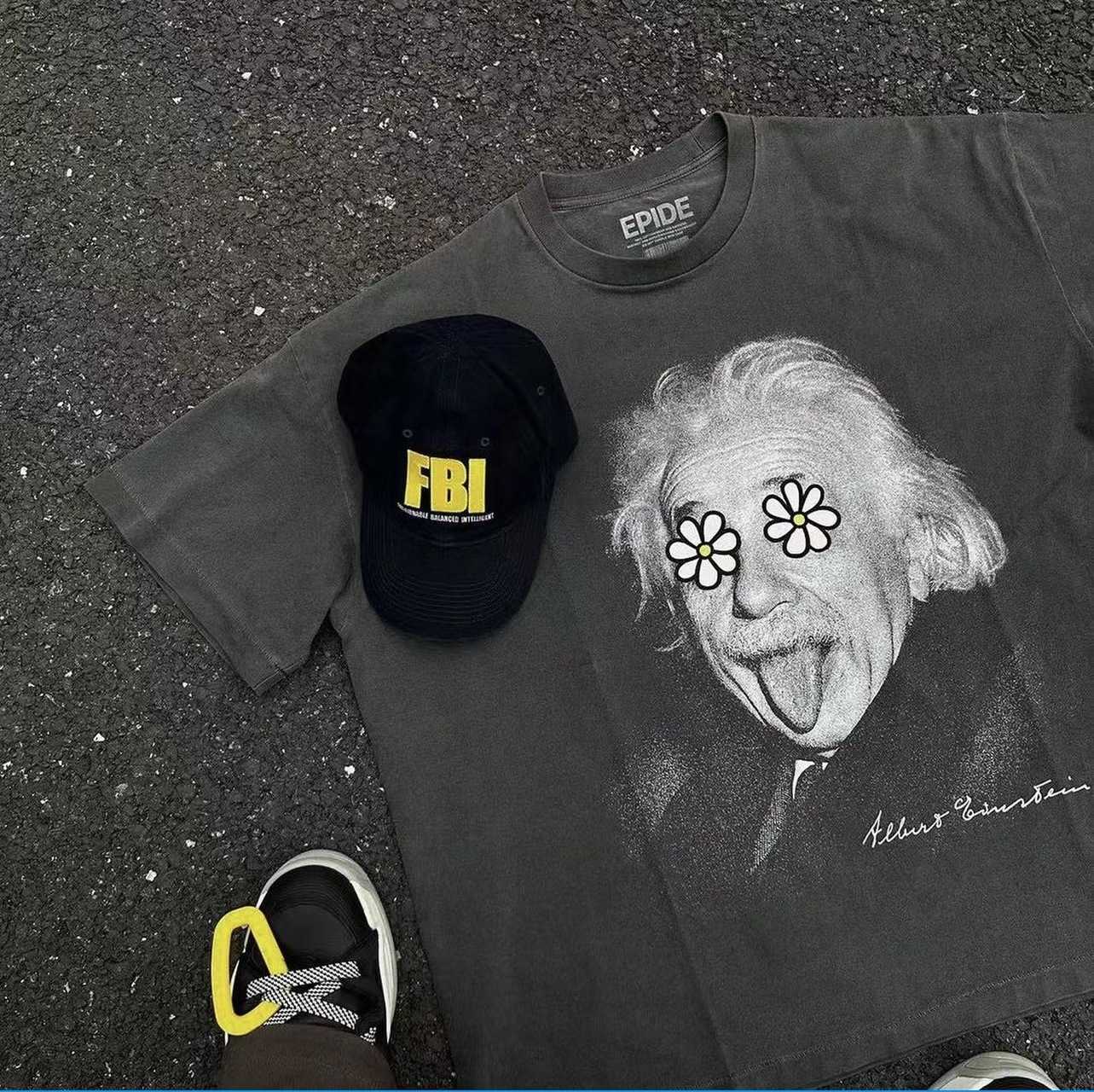 Men's T-Shirts RAF SIMONS Print Cotton Crew Neck Men's And Women's Short Sleeve T-Shirt S-XL T230707