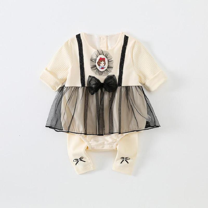 Rompers Autumn Princess Baby Girl Bodysuits Long Sleeve Print Kids Body suit Child Clothes 230808