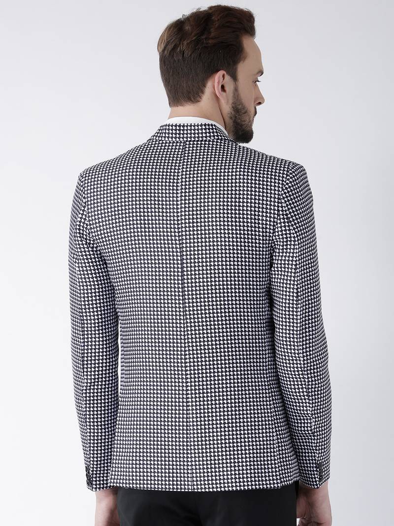 Plaid Men's Suits Slim Fit Tuxedos Business Office Wedding Groom Wear Notched Lapel Blazer 2 Pcs Custom Made