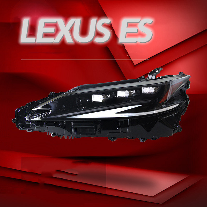 New Matrix Headlights for Lexus ES 20 15-2023 LED Headlamp 4-eye Front Driving Lights Turn Signal Car Light Accessory