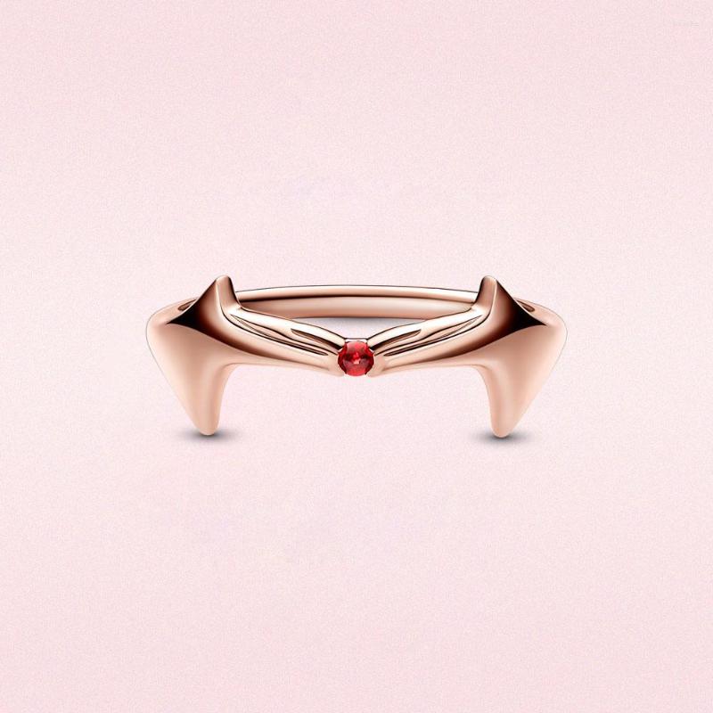 Cluster Rings Real 925 Sterling Silver Ring Scarlet Witch For Women Fashion Original Jewelry Lovers Gift