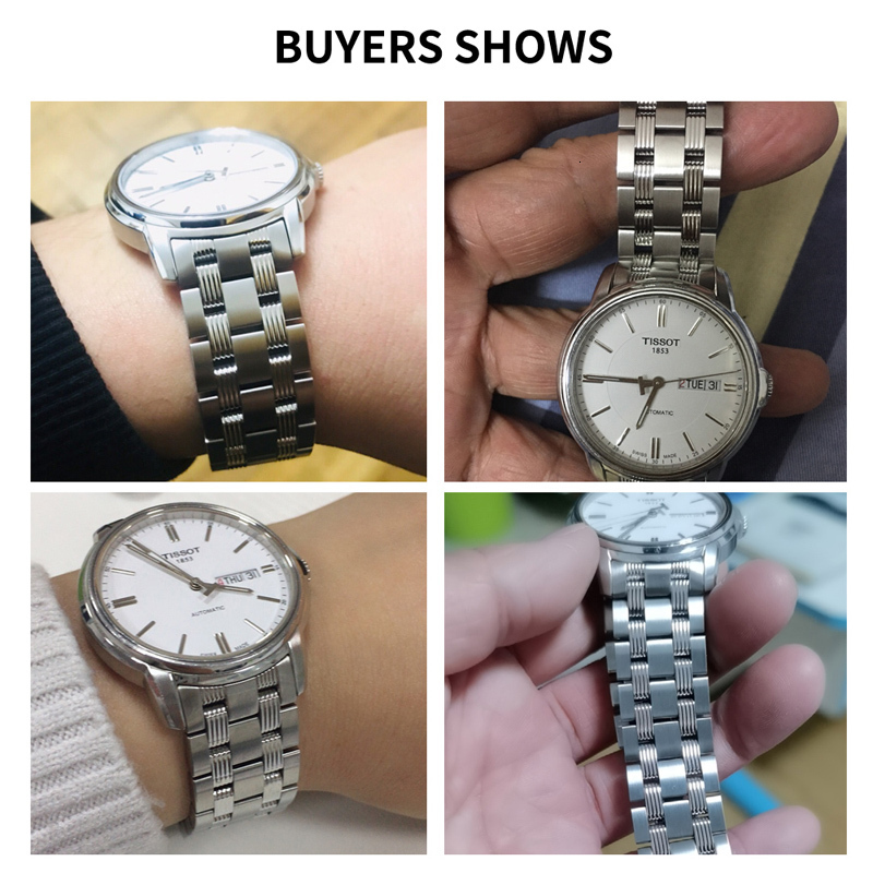 Watch Bands Solid Stainless Steel Strap for Tissot 1853 Starfish Series T065 Belt T065430a Chain 19mm Watchband 230807