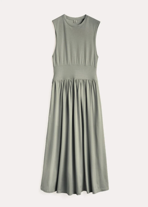 New tt Sleeveless Crewneck Dress Woman
