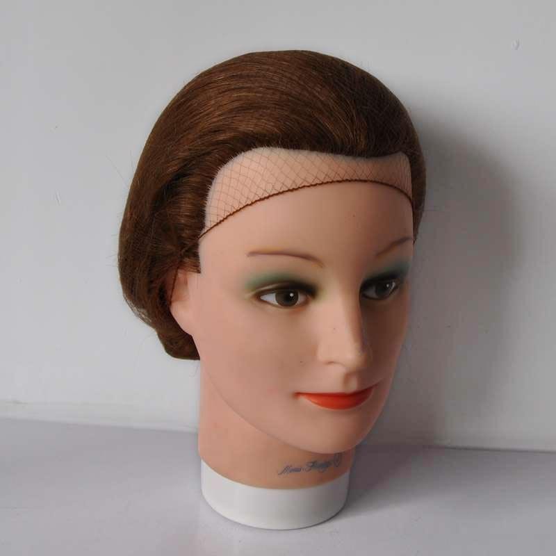 Wig Caps whole sale 500pcs hairnet 5mm nylon hair nets invisible disposable hair net 20inch five colors mix black dark brown brown blonde 230808