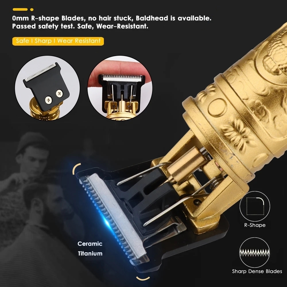 Hair Trimmer Hair Cutting Machine Hair Clippers Rechargeable Beard Shaver Professional Electric Hair Trimmer for Men Barber 230808