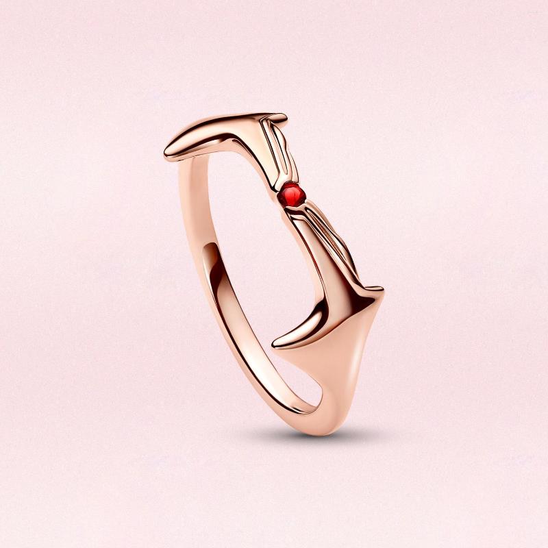 Cluster Rings Real 925 Sterling Silver Ring Scarlet Witch For Women Fashion Original Jewelry Lovers Gift