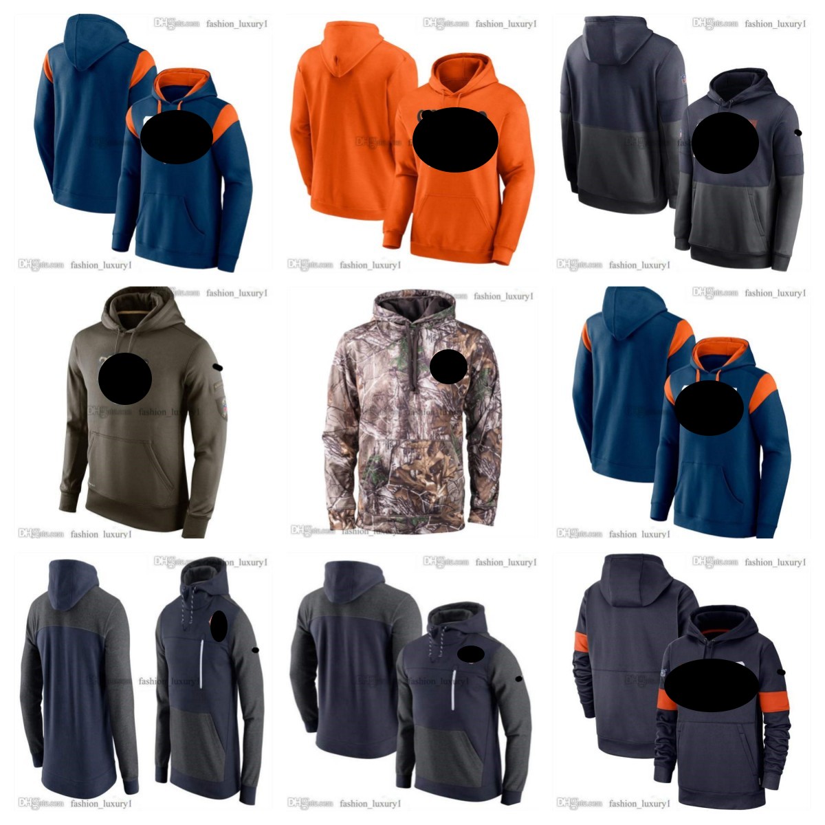 Mens Chicago''Bears''football Hoodie hoody Sweatshirt Sweater Cotton Pullover Brand Hoodies Fashion sweatshirts loose long sleeve T-shirt hooded