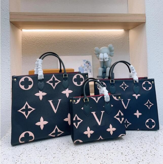 2023 Classic Top New Onthego Designer Tote Bag Classic Presbyopia Shopping Bag AB Face Women's Bag One Shoulder Crossbody Handbag Large Capacity shopping bag a5