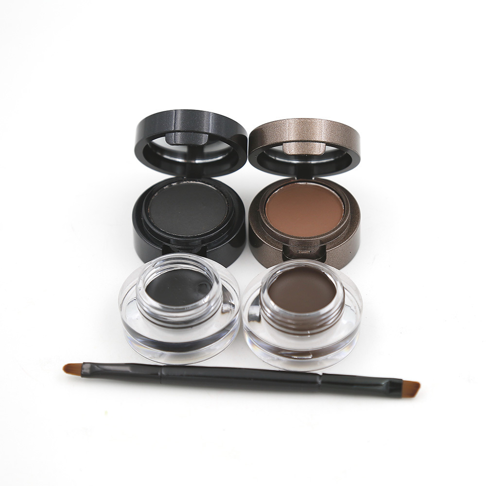 Enhancers Eyebrow Eyebrows Long-Wear Gel Eyeer Brown With Brush 1Pcs 2Color Waterproof Sweat Eye Brow Powder M1012 230807