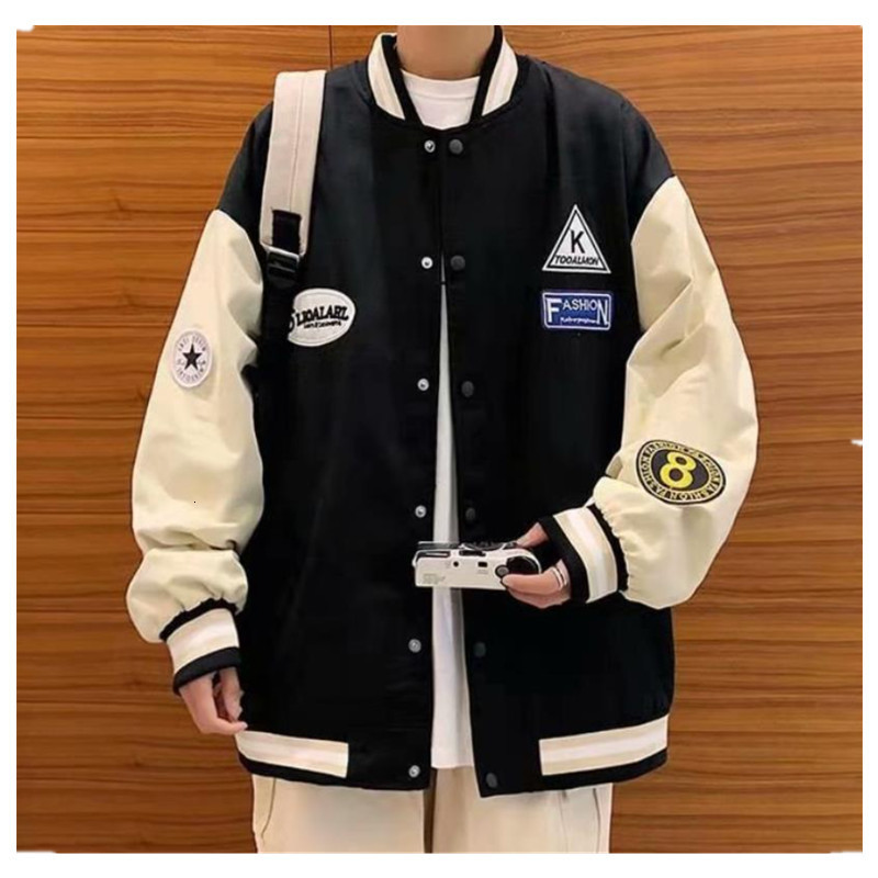 Men's Jackets Men's Baseball Jackets Embroidered Casual Coat Uniform Bomber Men Women Jacket Youth Students Bomber Jacket Couple 230807