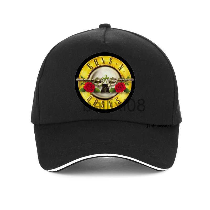Ball Caps Men Hard Rock Band Guns N Roses Bullet men Baseball cap Summer women Cotton Rock Band Roses hats J230807