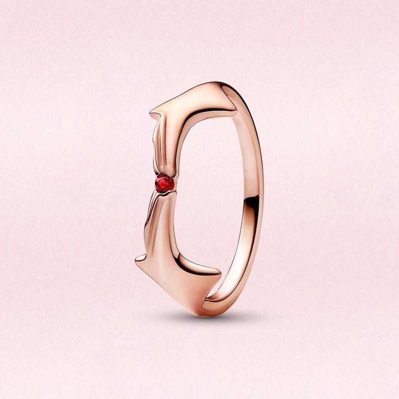 Cluster Rings Real 925 Sterling Silver Ring Scarlet Witch For Women Fashion Original Jewelry Lovers Gift