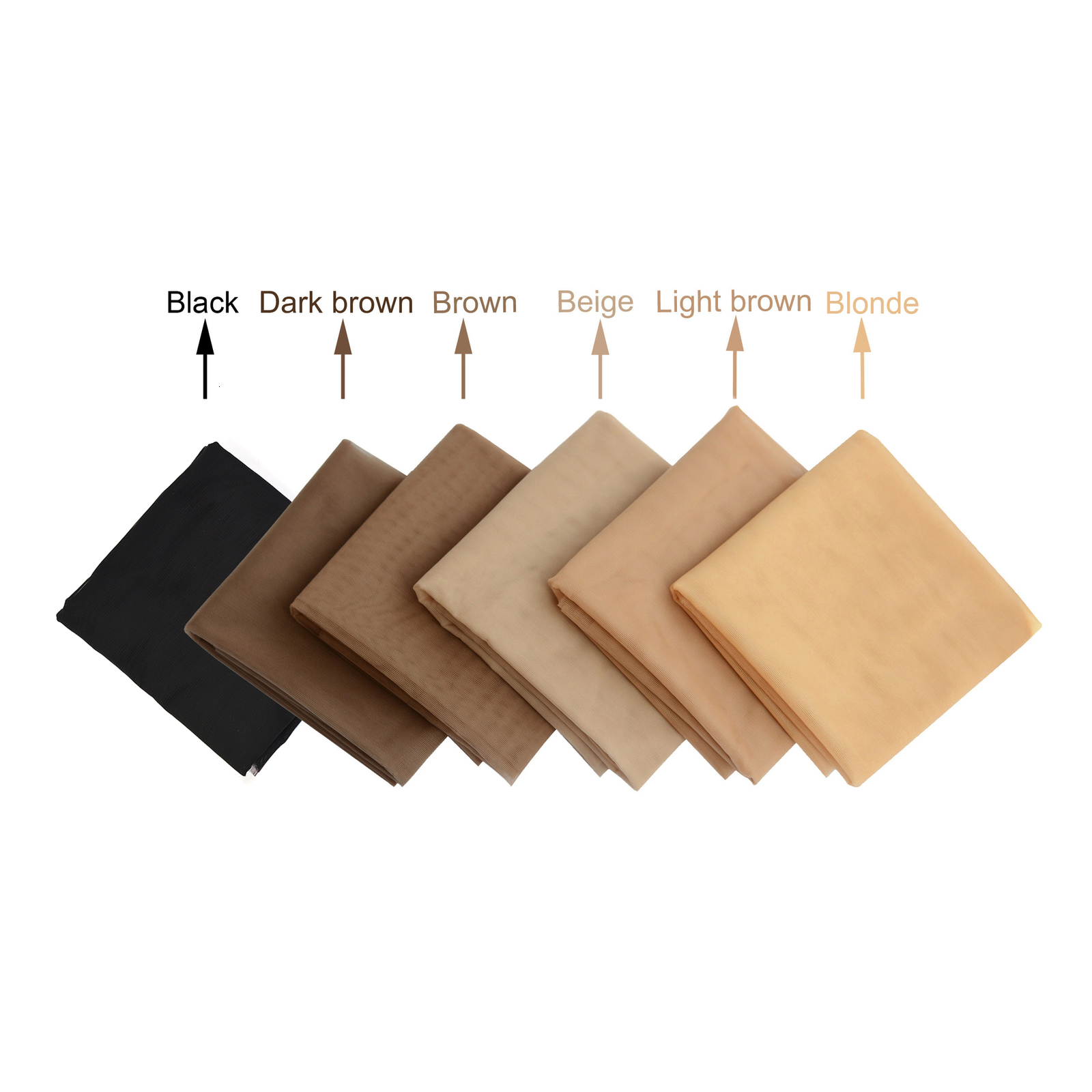 Wig Caps 1 Yard Swiss Lace Net for Making Wig Toupee Top Closure Foundation Hair Accessories Monofilament 6 Colors Optional 230808