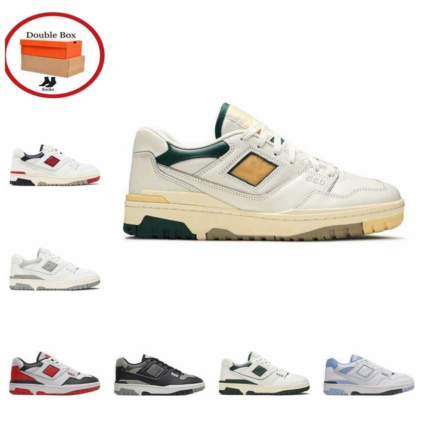 B550 550 Trainer New Casual Shoes Mens Women White Green Grey Shadow Cream Black Blue UNC BB550 Evergreen Balances Rich Paul Burgundy Cyan Brand Designers Sneakers