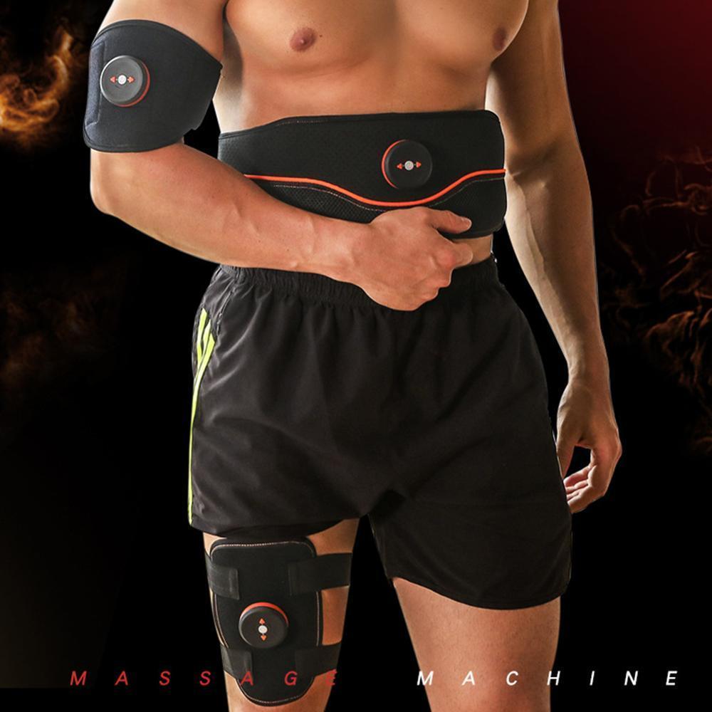 Core Abdominal Trainers Rechargeable Intelligent EMS Abdominal Trainer Electric Muscle Stimulators Vibration Body Slimming Belt Fat Burning Workout 23