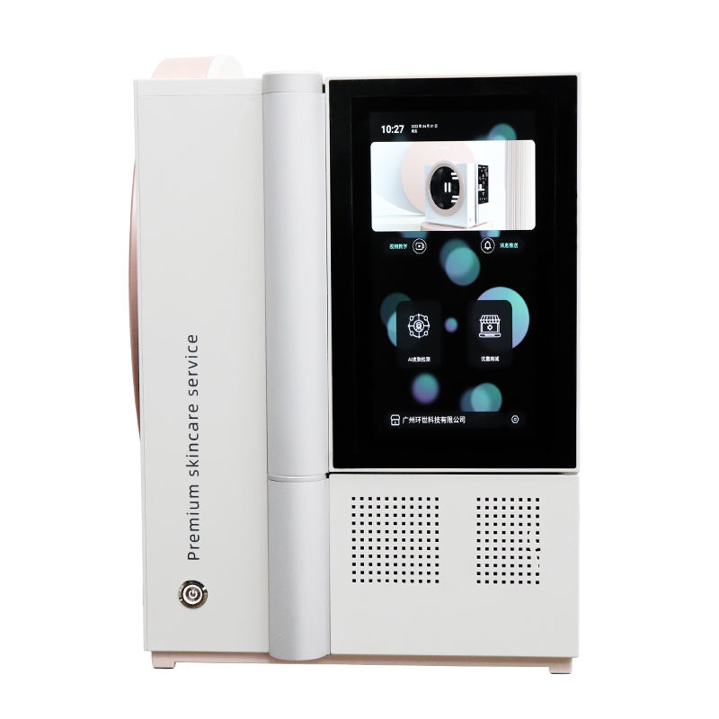 Hot selling 5 spectrum uv wood lamp skin analyzer face moisture oil water test dermatoscope