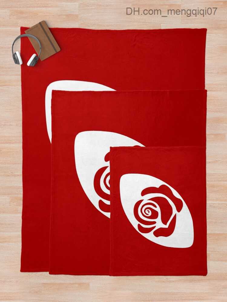 Blankets Swaddling Rugby England Throw Blanket Children's Wool Fabric Z230809