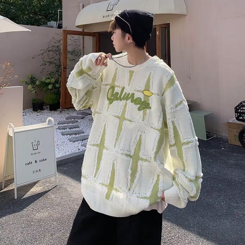 Men's Sweaters Men and Women Japanese Style Pullovers High Street Sweater Oversize Spring and Autumn Retro Knitted Jacket Clothing Sweaters 23080