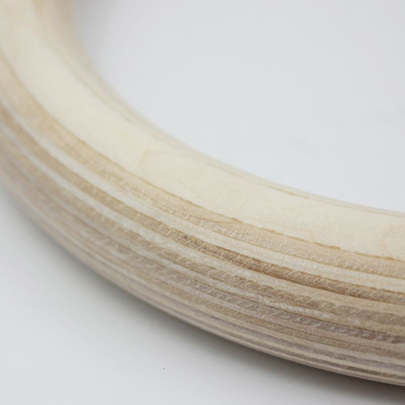 Gymnastic Rings 1Pc 2832mm Wooden Gym Ring Gymnastic Exercise Fitness Heavy Duty Gym Pull Ups Muscle Training Ring for CrossTraining Workout 230808
