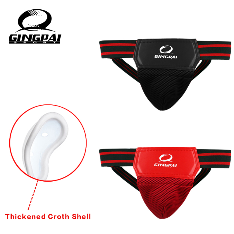 Protective Gear GINGPAI Sanda Protector MMA Groin Guard Protective Safety Cup Martial Arts Boxing Protector Sports Training Protective Gear 230808