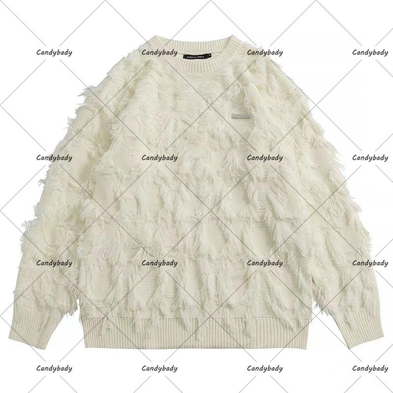 Men's Sweaters Y2k Streetwear Men Shoppingfor Sweaters Men Lazy Wind Autumn And Winter American High Street Loose Leisure Knitwear Jacket 230808