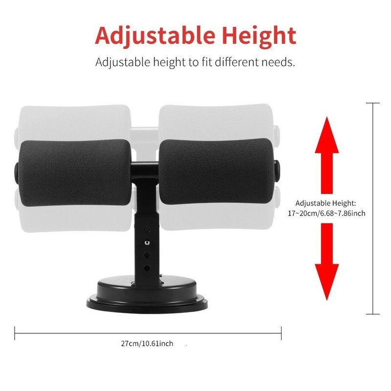 Core Abdominal Trainers Gym Equipment Exercised Abdomen Arms Stomach Thighs LegsThin Fitness Suction Cup Type Sit Up Bar SelfSuction abs machine 23080