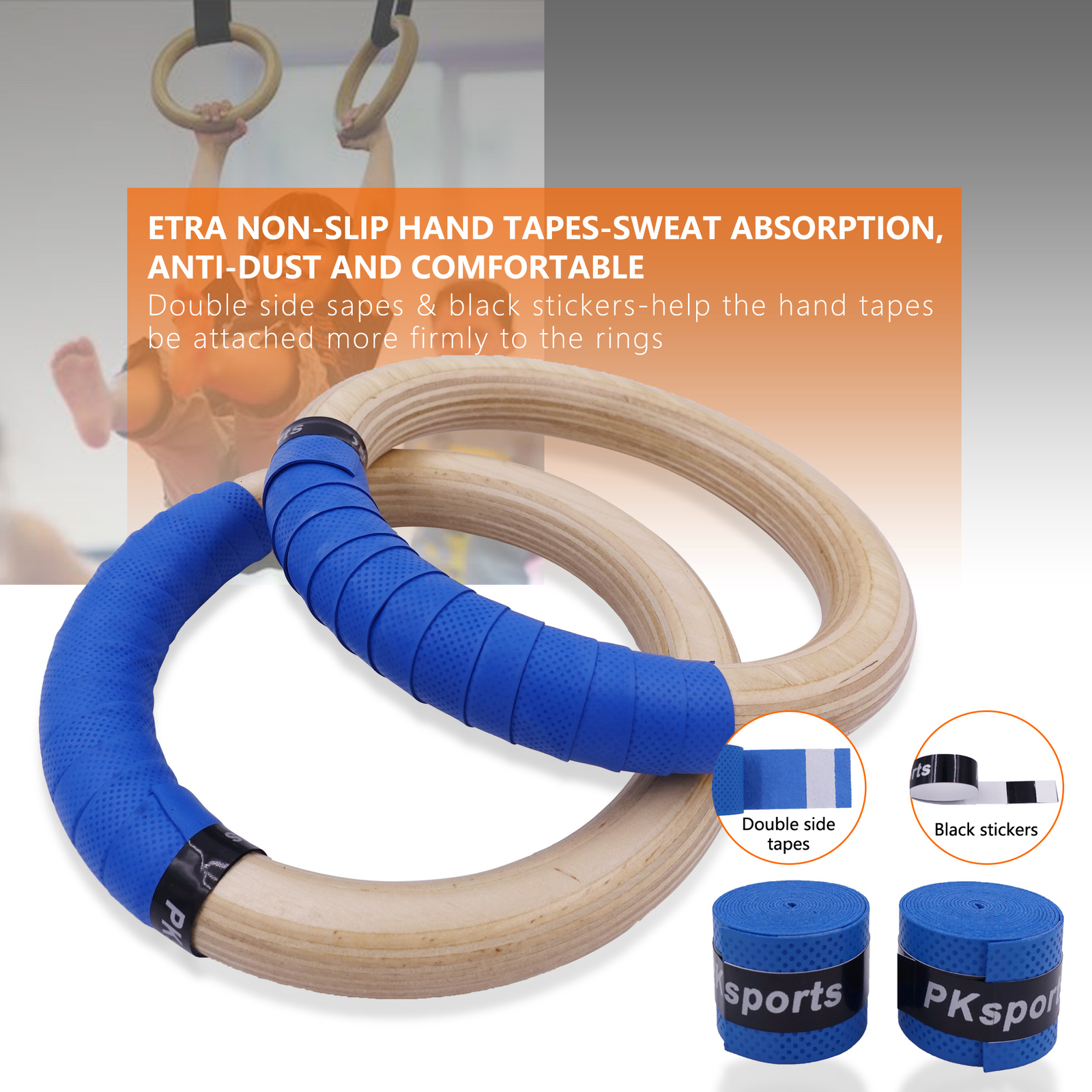 Gymnastic Rings Wooden Gymnastic Rings for Kids 25mm Gym Ring with Adjustable Straps Buckles Indoor Fitness Crossfit Home Playground Gym Pullup 230808
