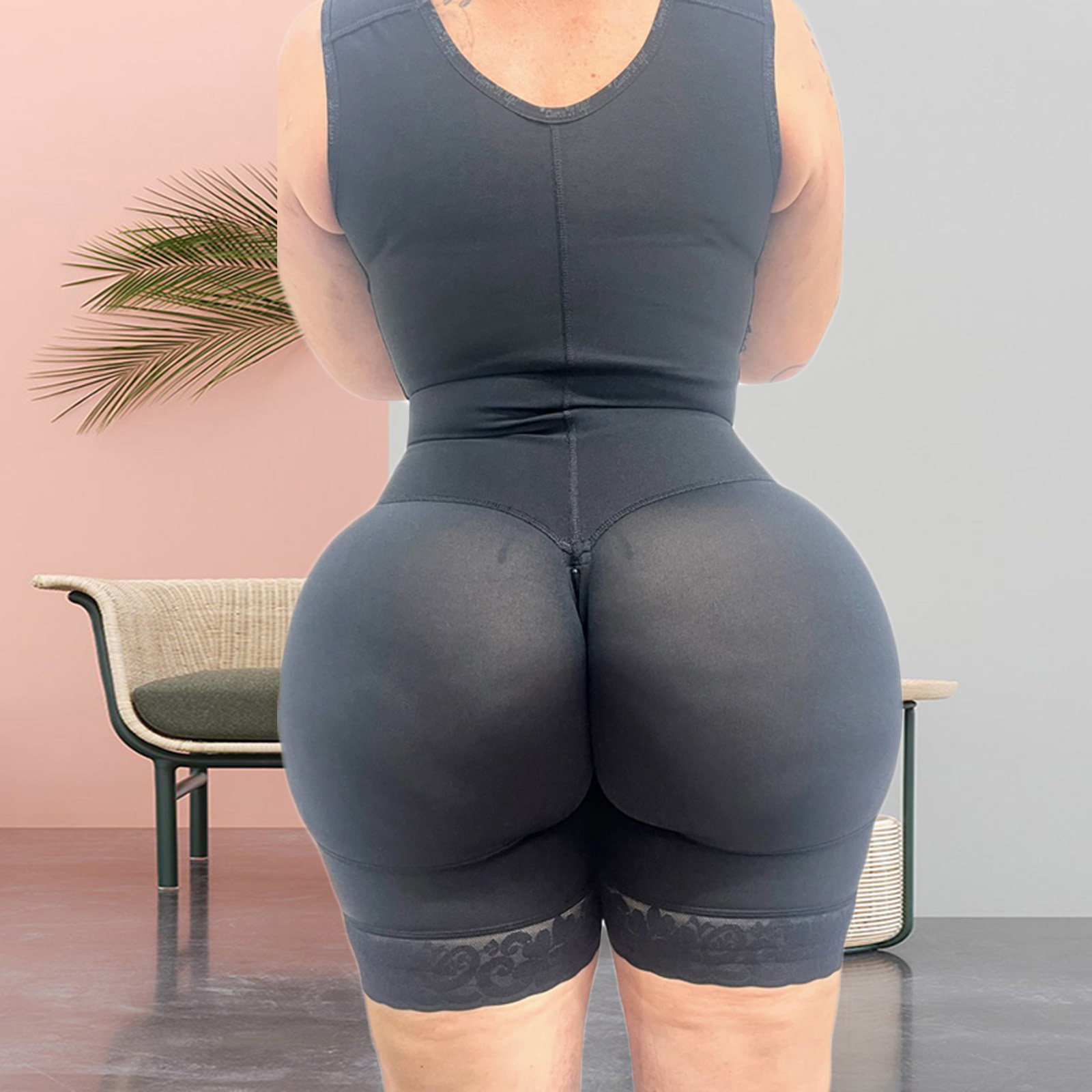 Waist Tummy Shaper Women's Shapewear Charming Curves Elastic Mesh Fabric Slimming Waist Trainer Butt Lifter Lace Body Shaper Fajas Colombianas 23