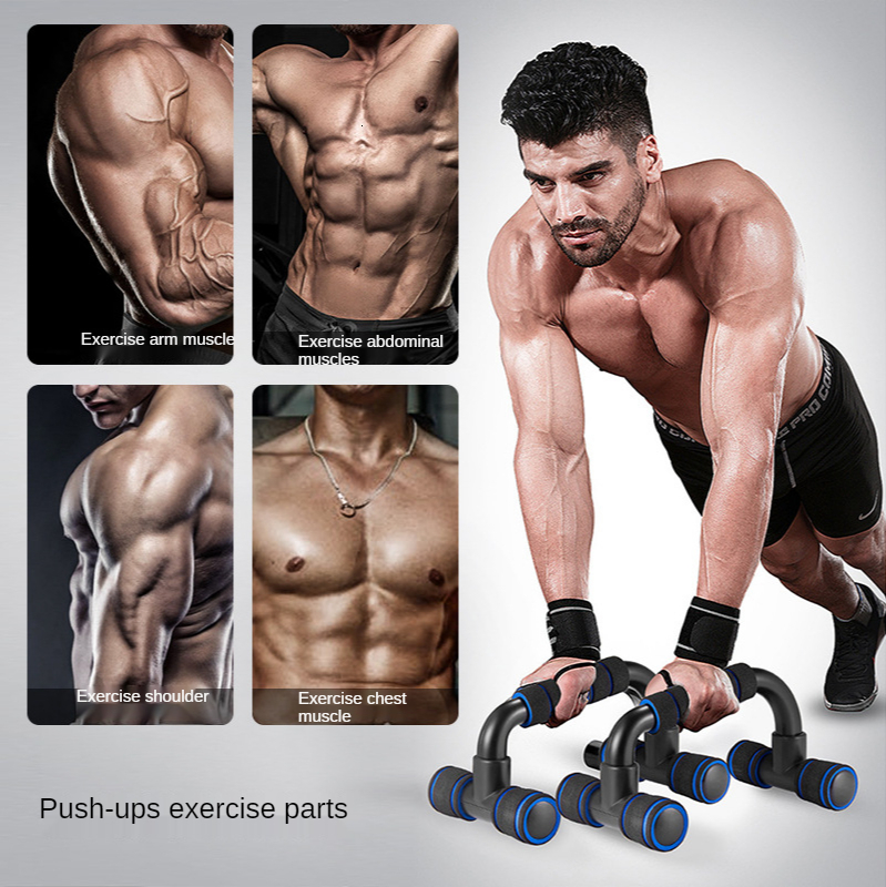PushUps Stands 2PcsSet ABS Push Up Bar Body Fitness Training Tool PushUps Stand Bars Chest Muscle Exercise Sponge Hand Grip Holder Trainer 230808