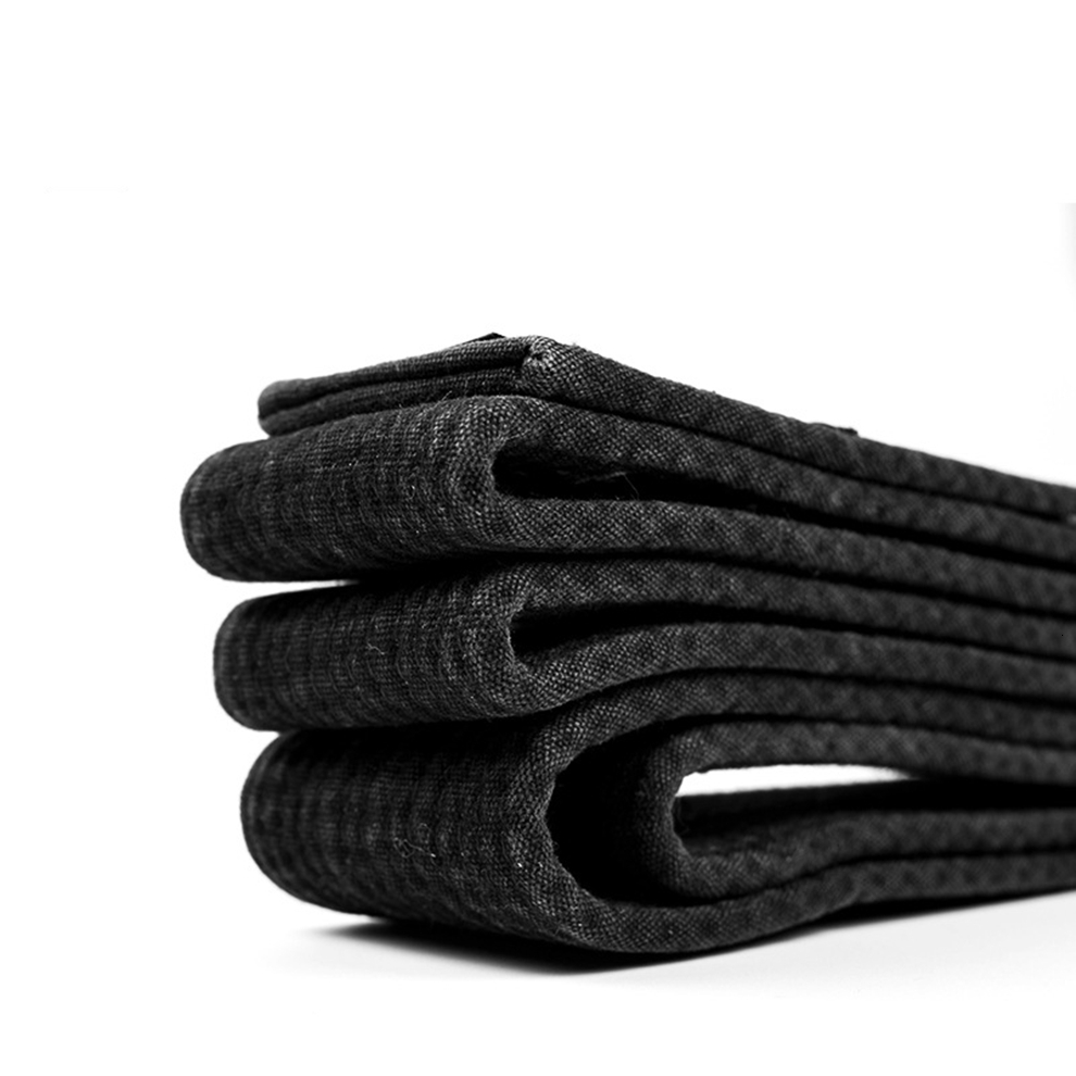 Protective Gear Professional Taekwondo Belt Karate Judo Double Wrap Martial Arts Stripe Sports Black Belt Embroidered Words Customize Wased Old 230808