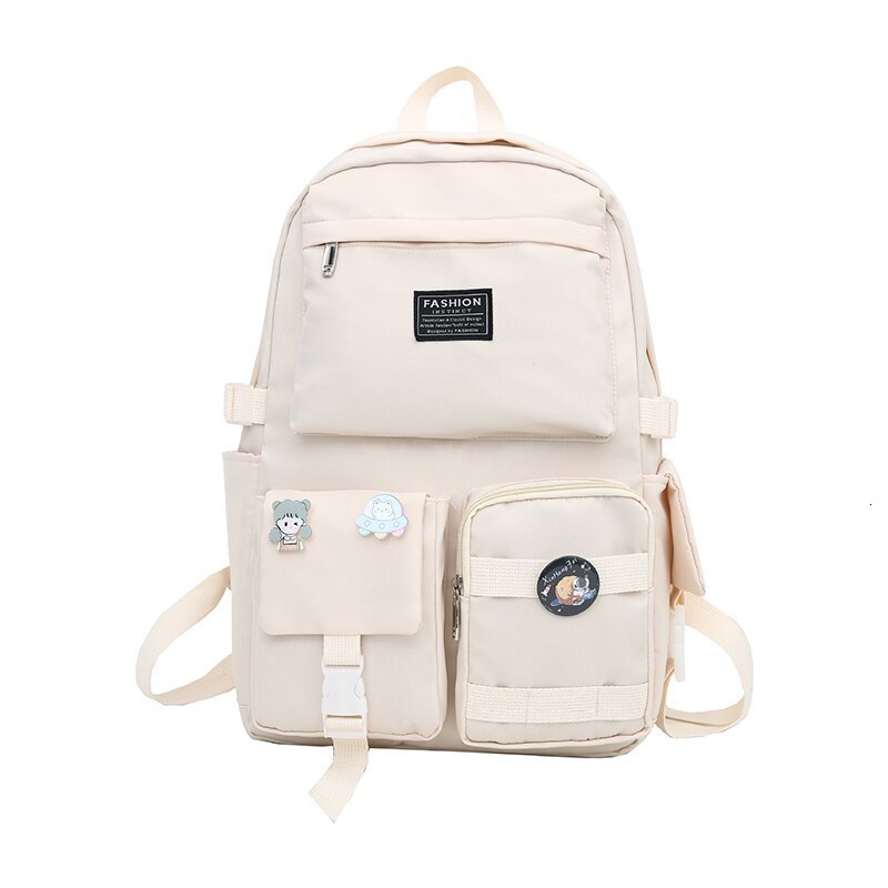 School Bags Large Travel Bag For Teenagers Schoolbag Female Fashion Harajuku Ulzzang Campus Junior High School Students Backpack 230809