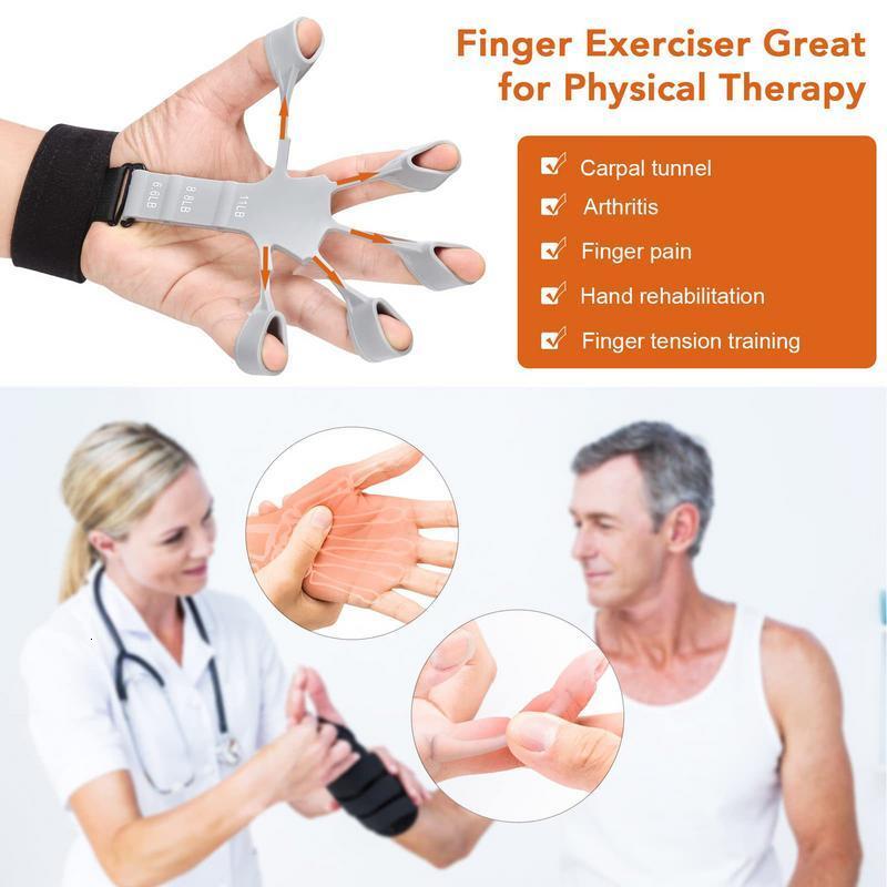 Hand Grips Finger Gripper Finger Exerciser Guitar Finger Exerciser 6 Resistant Levels Recovery Physical Tools Hand Strengthener For Patient 230808