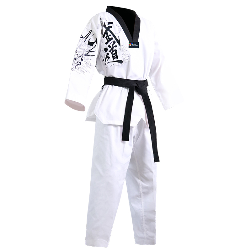 Protective Gear WT Approved Taekwondo Student Dobok Adult Kids Training Suit Uniform Gi 230808