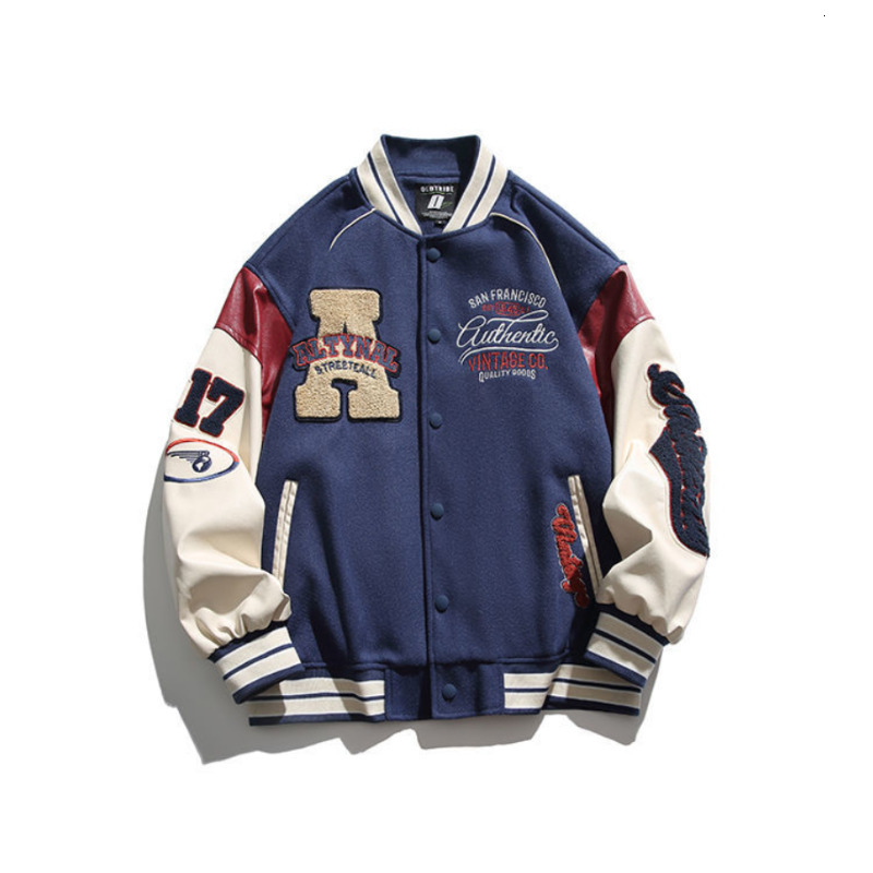 Mens Jackets Korean Version of Trendy Street Jacket Loose Flocked Embroidered Oversize Baseball Spring Autumn Couple Wear 230809