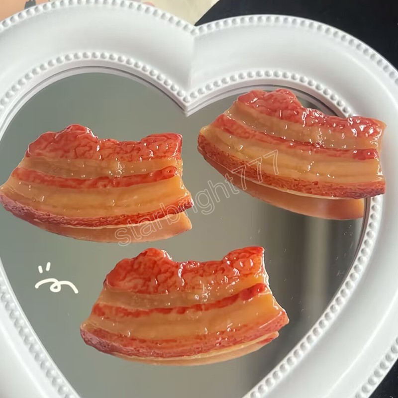 Cute Simulated Meat Hair Clips Japan Style Creative Food Side Bangs Clip Barrettes Women Girls Headwear Hair Accessories