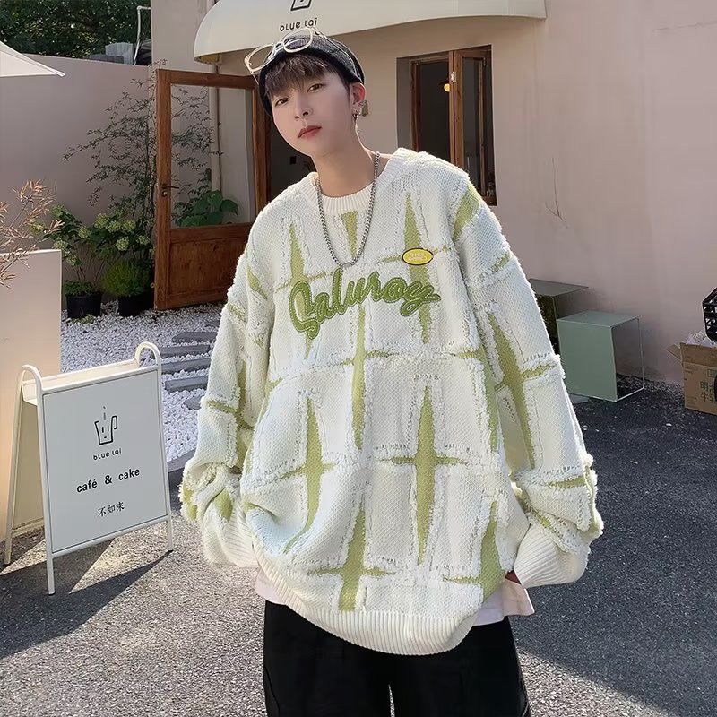 Men's Sweaters Men and Women Japanese Style Pullovers High Street Sweater Oversize Spring and Autumn Retro Knitted Jacket Clothing Sweaters 23080