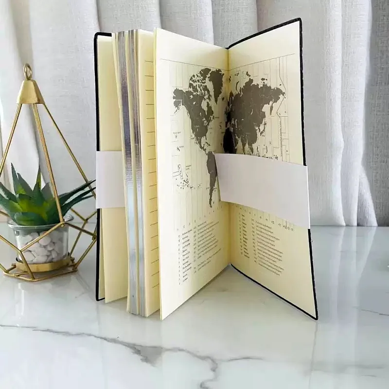 wholesale hot sell 146 Notepads Black /blue Leather Cover Agenda Handmade Note Book luxurs Periodical Diary Business Notebook A5