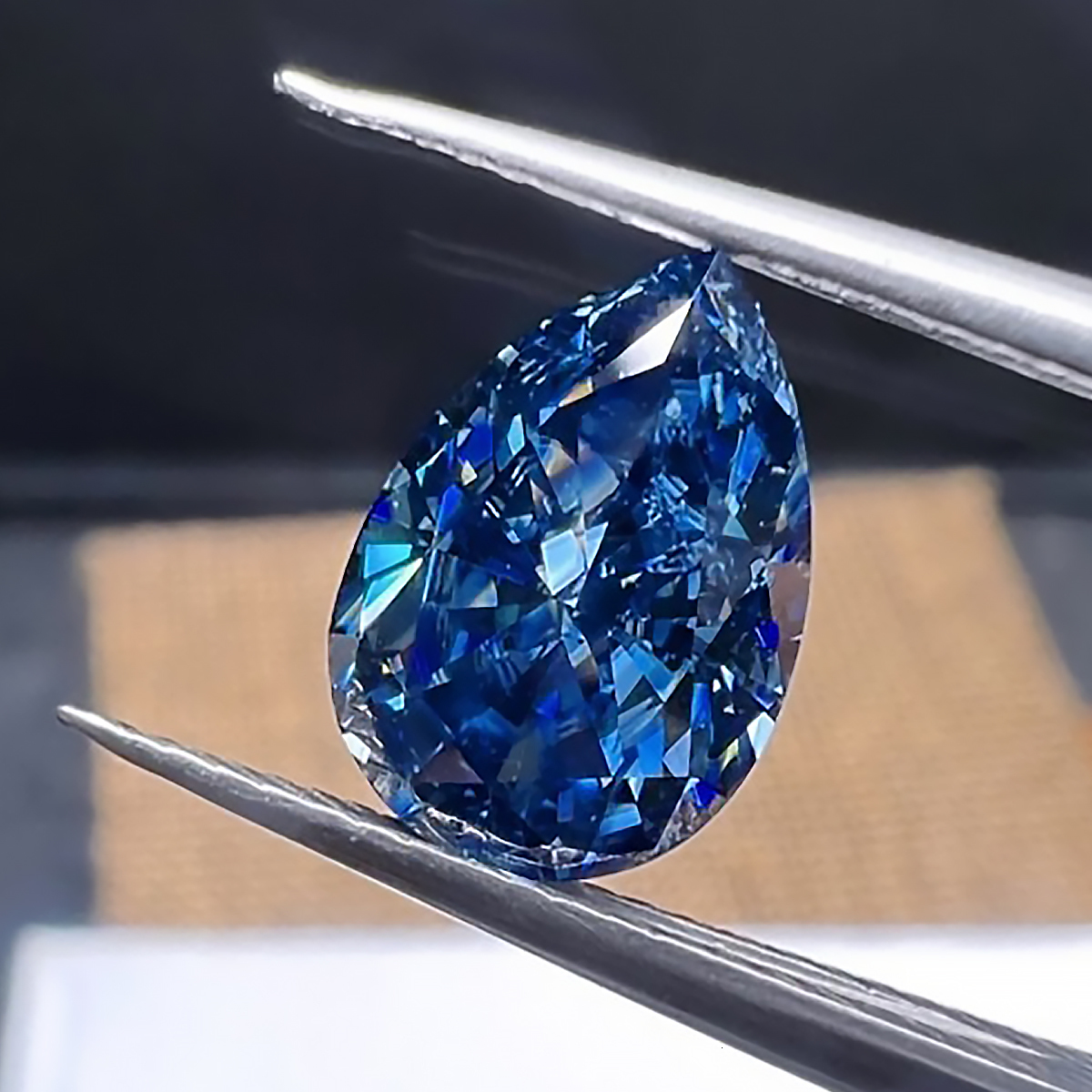 Loose Diamonds Blue Loose 100% Real Lab Gemstone Stones For Women Jewelry Diamond Ring Material GRA RoundPearEmeraldCushion Cut 230808