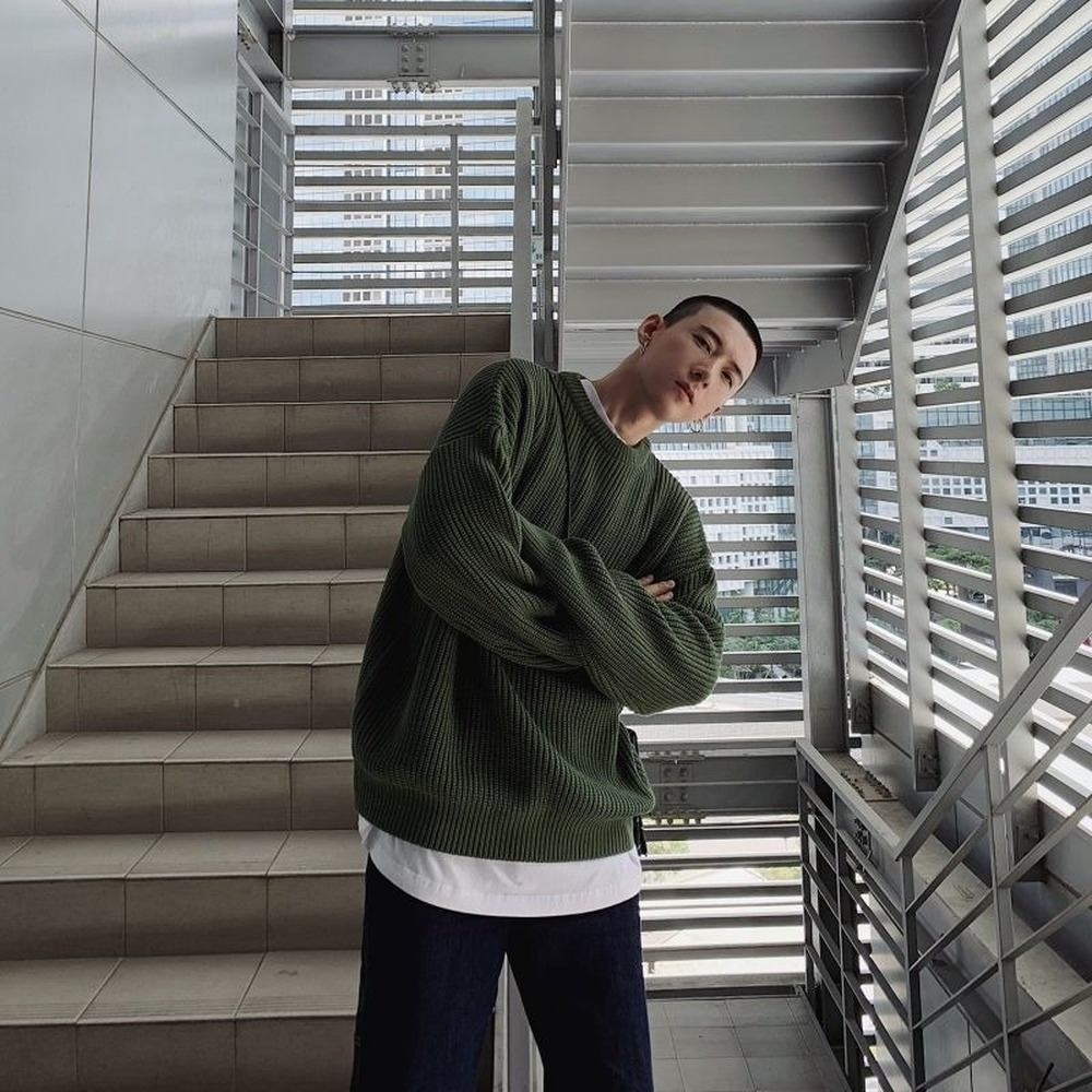 Men's Sweaters Sweaters Men Crewneck Pure Color Knitted Sweaters Autumn Winter Casual Pullover Streetwear Basic Color Sweater Jumper Male 230808
