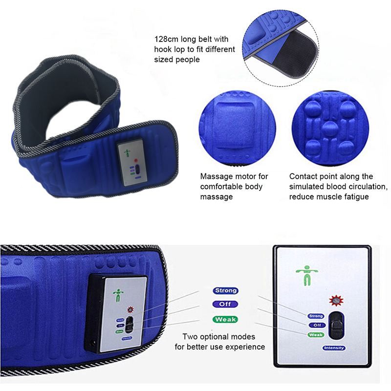 Core Abdominal Trainers Electric Vibrating Slimming Belt Fitness Massager Slimming Machine Lose Weight Fat Burning Abdominal Muscle Waist Trainer 2308