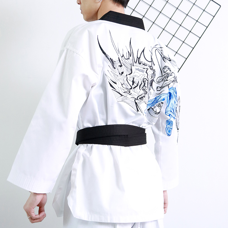 Protective Gear WT Approved Taekwondo Student Dobok Adult Kids Training Suit Uniform Gi 230808