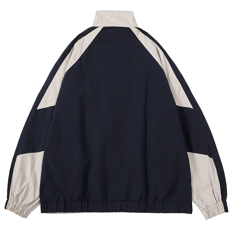 Men's Jackets Hip Hop Varsity Jacket Men High Street Patchwork Color Block Windbreaker Coats Women Spring Autumn Thin Fashion College Jackets 230