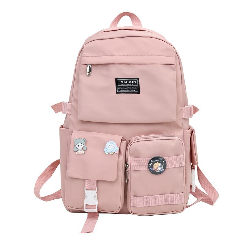 School Bags Large Travel Bag For Teenagers Schoolbag Female Fashion Harajuku Ulzzang Campus Junior High School Students Backpack 230809