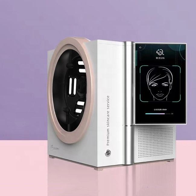 New product 3d facial analysis AI intelligent skin analyzer machine for beauty salon use